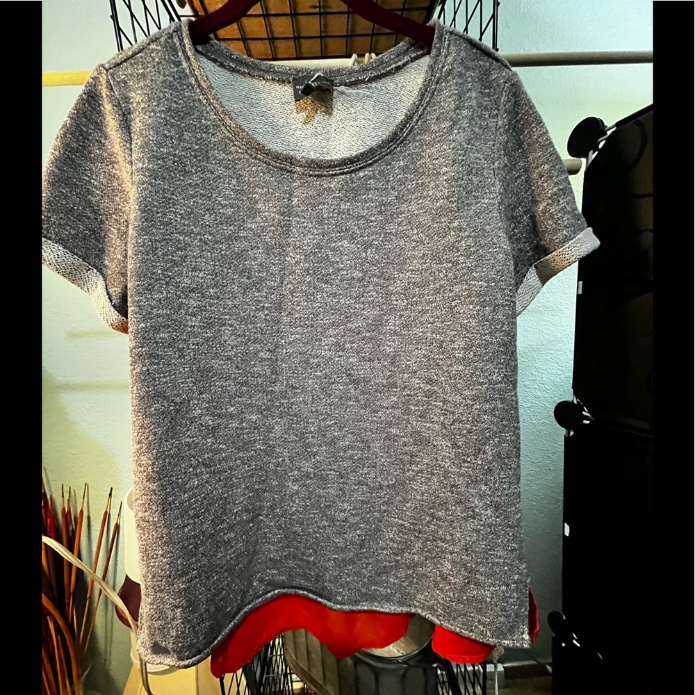 Tunic top with lace back